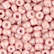 Glas rocailles kralen 6/0 (4mm) Vintage pink